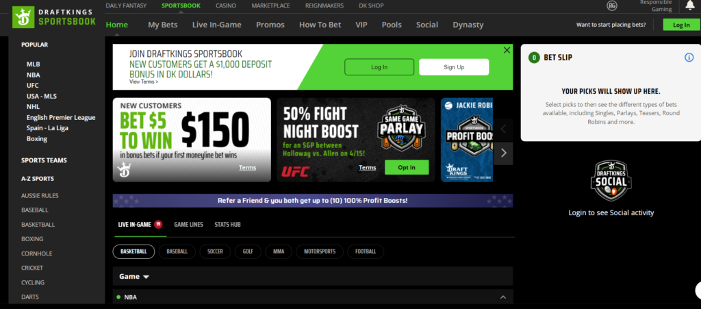 DraftKings Sportsbook Review